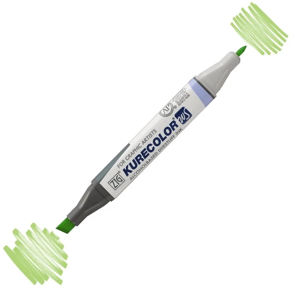 Supertrend Kurecolor Twin S Grafik Çizim Marker Kalemi 501 Pale Green ürün görseli 1