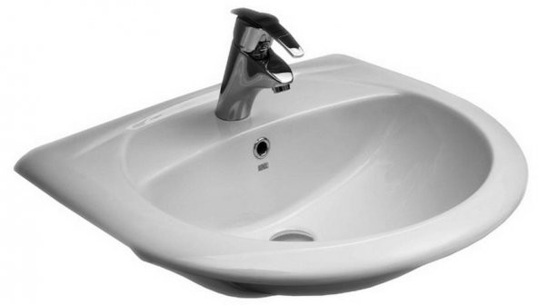 Serel Orkide Yarım Tezgah Üstü Lavabo 51x60 Cm 6834TDS000