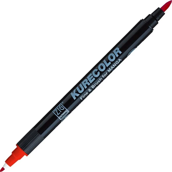 Supertrend Kurecolor Fine & Brush for MANGA Marker Çizim Kalemi 217 Cadmium Red ürün görseli 1