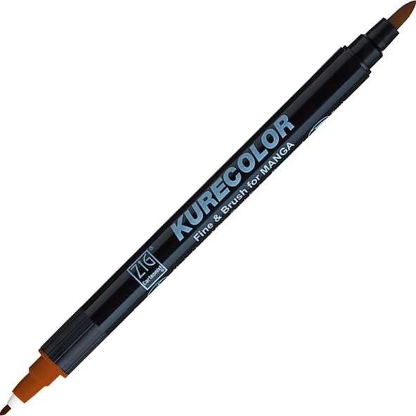 Supertrend Kurecolor Fine & Brush for MANGA Marker Çizim Kalemi 705 Brown ürün görseli