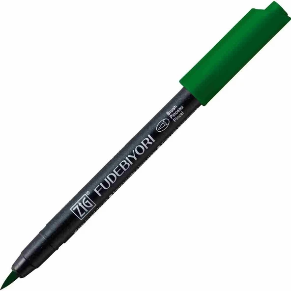 Supertrend Fudebiyori Brush Pen Fırça Uçlu Kalem 40 GREEN ürün görseli