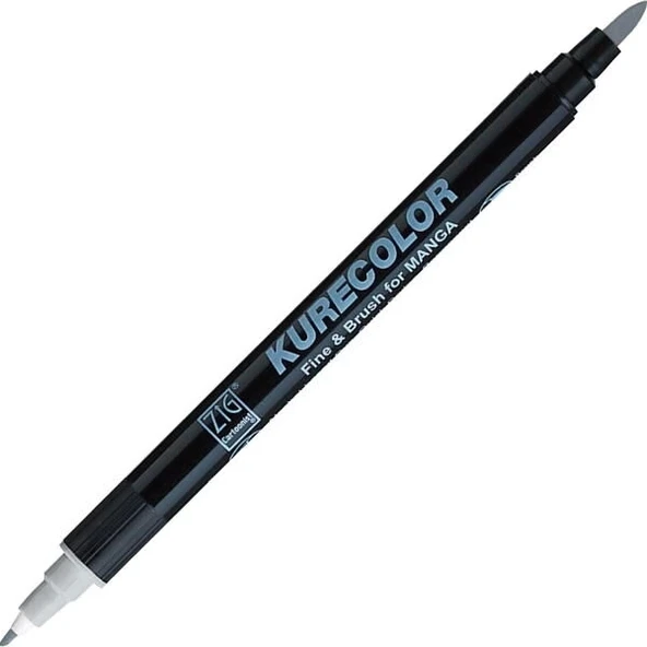 Supertrend Kurecolor Fine & Brush for MANGA Marker Çizim Kalemi 821 Pale Gray ürün görseli