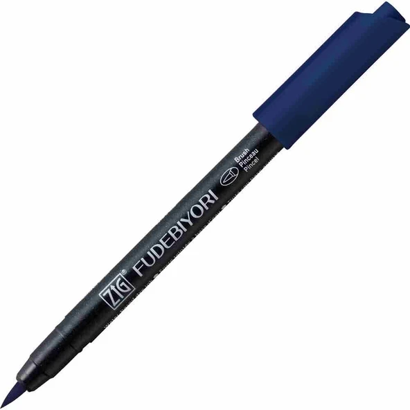 Supertrend Fudebiyori Brush Pen Fırça Uçlu Kalem 35 DEEP BLUE ürün görseli