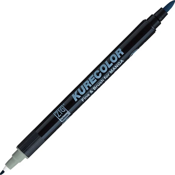 Supertrend Kurecolor Fine & Brush for MANGA Marker Çizim Kalemi 844 Green Gray 3 ürün görseli 1