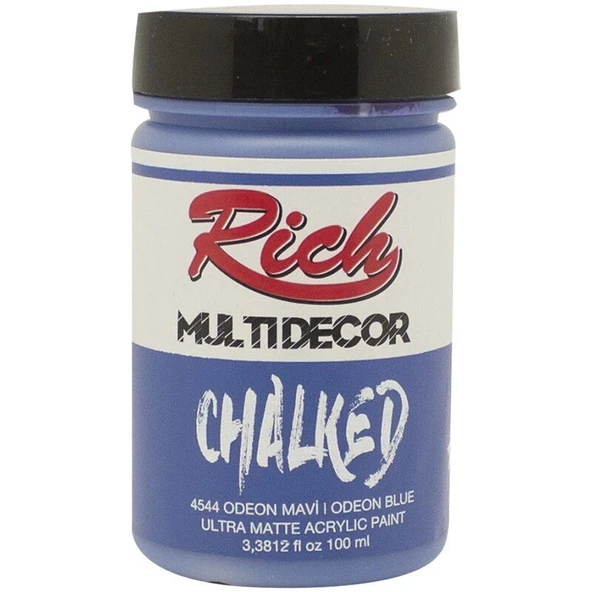 Supertrend Multi Decor Chalked Akrilik Boya 100 cc. 4544 ODEON MAVİ ürün görseli