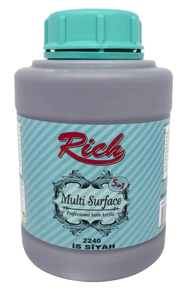 Supertrend Multi Surface Her Yüzey İçin Akrilik Boya 1750 gr. 2240 İS SİYAHI ürün görseli 1