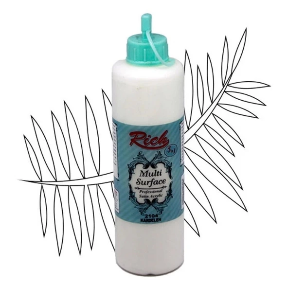 Supertrend Multi Surface Her Yüzey İçin Akrilik Boya 500 cc. 2104 KARDELEN ürün görseli 1