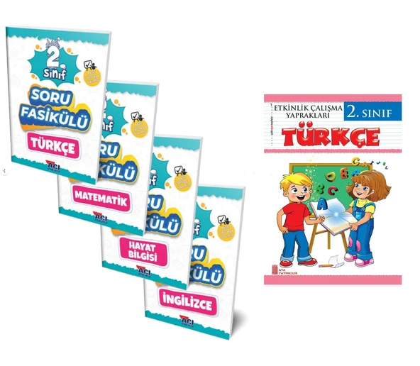 2.Sınıf Tüm Dersler Yaprak Test (Soru Fasikülü) Seti +Türkçe Etkinlik Yaprakları ürün görseli 1