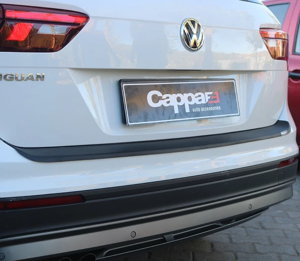 Volkswagen Tiguan 2016- Yılı ve Sonrası Uyumlu Arka Tampon Eşiği Mat - Resim 8