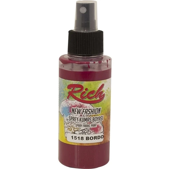 Supertrend New Fashion Sprey Kumaş Boyası 100 cc. 1518 BORDO ürün görseli 1