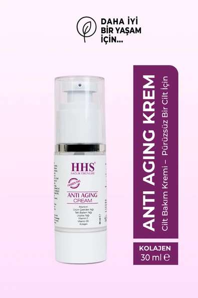 Hhs Anti Aging Krem Kolajen Allantoin Jojoba Vitamin E B5 30 ml ürün görseli 1