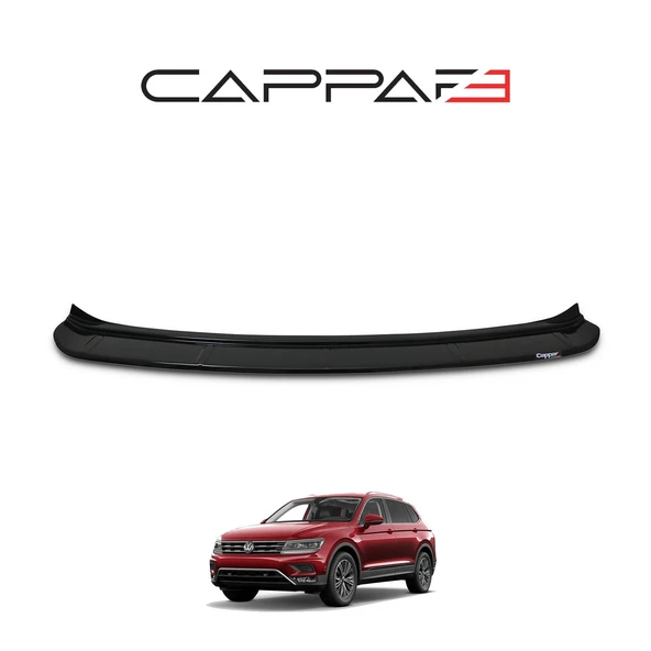 Volkswagen Tiguan 2016- Yılı ve Sonrası Uyumlu Arka Tampon Eşiği Parlak - Resim 2