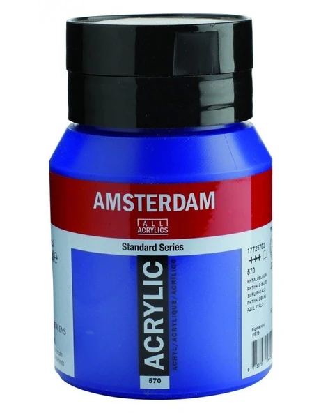 Supertrend Amsterdam Akrilik Boya 500 ml. 570 Phthalo Blue ürün görseli