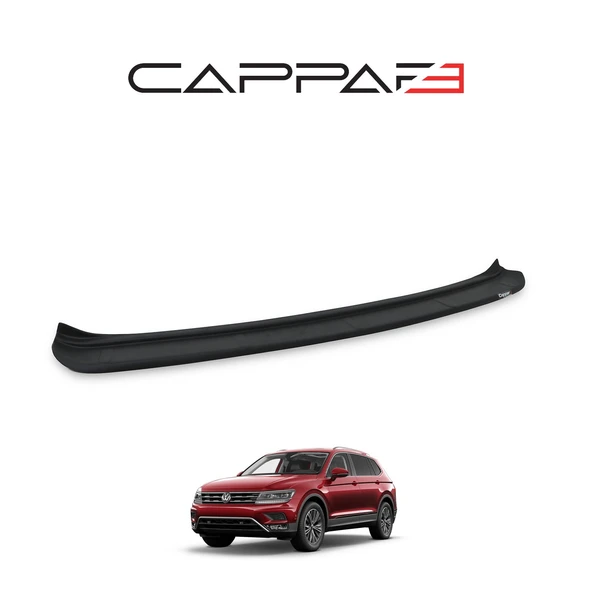 Volkswagen Tiguan 2016- Yılı ve Sonrası Uyumlu Arka Tampon Eşiği Mat - Resim 3