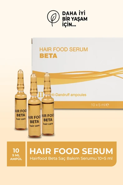 Hhs Hairfood Beta Saç Bakım Serumu 10 X 5 Ml ürün görseli 1
