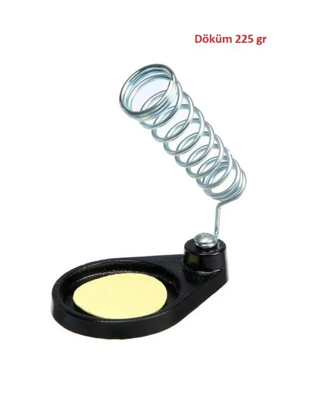 Havya Sehpası - Havya Standı DÖKÜM Yuvarlak Yaylı 70x100 mm Süngerli - 1
