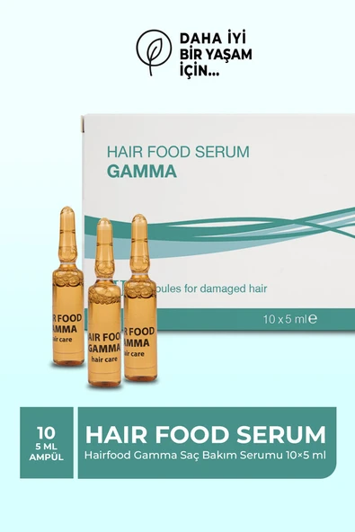 Hhs Hairfood Gamma Saç Bakım Serumu 10 X 5 Ml ürün görseli 1