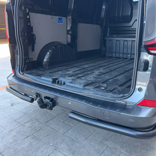 Volkswagen T7 2022- Yılı ve Sonrası Uyumlu Arka Tampon Eşiği Mat - Resim 10