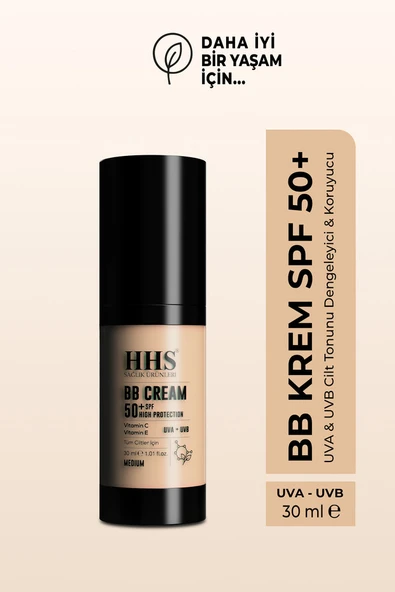 Hhs Güneş Filtreli Bb Krem 50+ Spf (2 Adet) ürün görseli 1