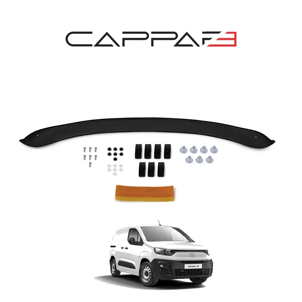 Fiat Doblo 2023- Yılı ve Sonrası Uyumlu Kaput Rüzgarlığı 3mm - Resim 3