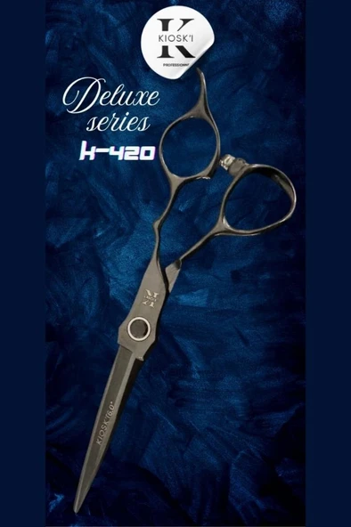 Kioski Profesyonel Deluxe Serisi 420-C Düz Makas 6 Numara K-420 ürün görseli
