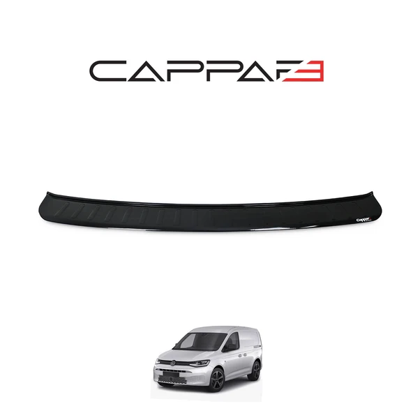Volkswagen Caddy 2021- Yılı ve Sonrası Uyumlu Arka Tampon Eşiği Parlak - Resim 2