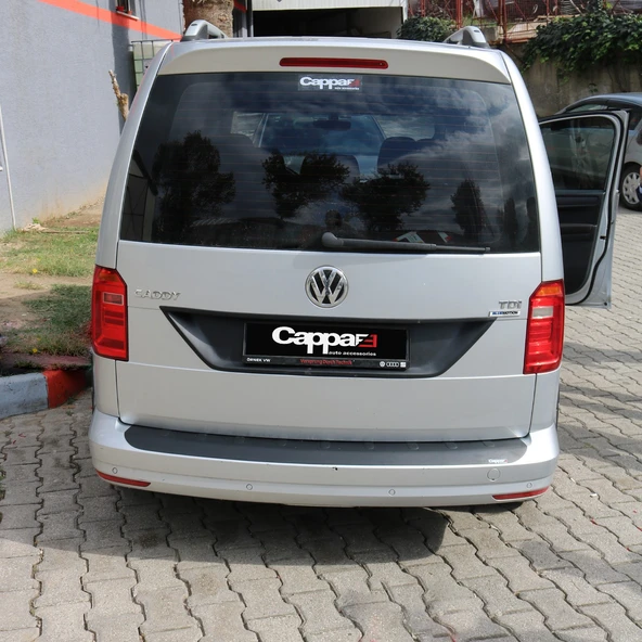 Volkswagen Caddy 2015-2020 Yıl Aralığı Uyumlu Arka Plaka Yeri Kaplama - 10