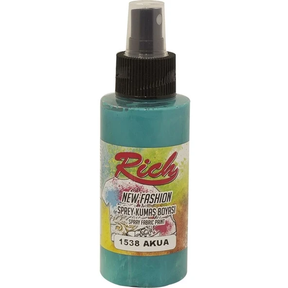 Supertrend New Fashion Sprey Kumaş Boyası 100 cc. 1538 AQUA ürün görseli 1