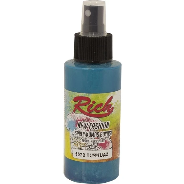 Supertrend New Fashion Sprey Kumaş Boyası 100 cc. 1528 TURKUAZ ürün görseli 1