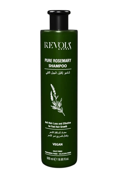 Revola Expret Biberiye İçerikli Paraben Tuz Silikon İçermeyen Vegan Şampuan 500 Ml