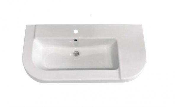 Serel Verda Tezgah Üstü 48x95 Cm Lavabo 8936TDS000 - 3