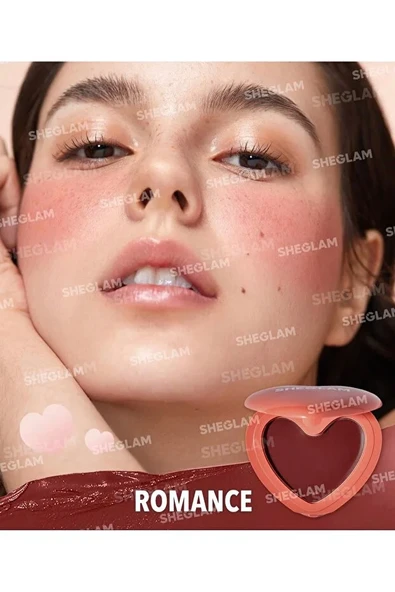 SHEGLAM Playing Cupid Cream Blush - ROMANCE Kremsi Allık - Resim 3