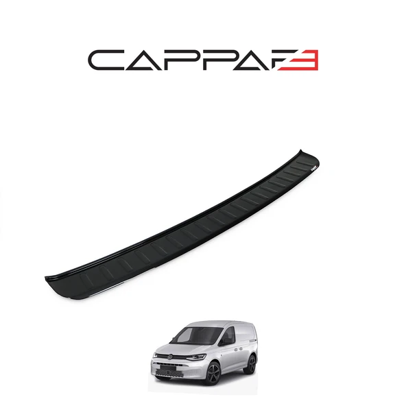 Volkswagen Caddy 2021- Yılı ve Sonrası Uyumlu Arka Tampon Eşiği Parlak - Resim 3