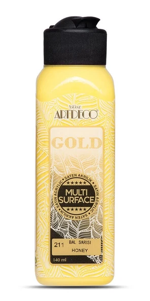 Supertrend Gold Multi Surface Akrilik Boya 140 ml. 211 BAL SARISI - 1