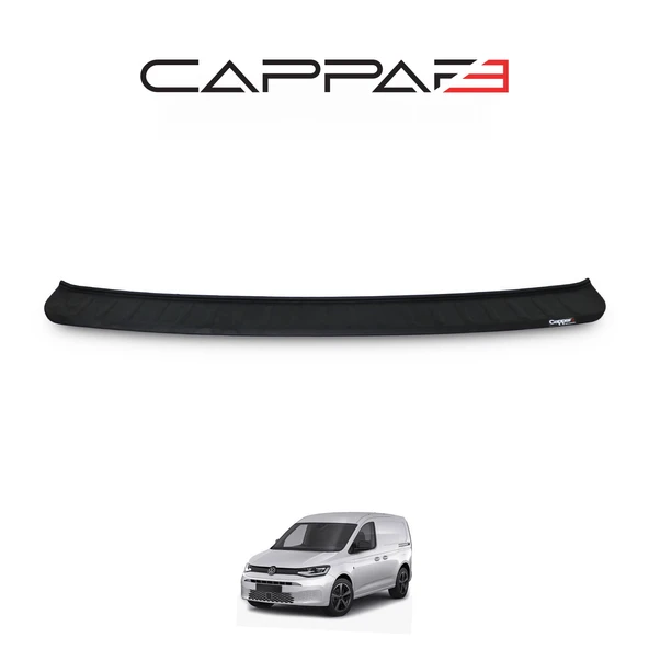 Volkswagen Caddy 2021- Yılı ve Sonrası Uyumlu Arka Tampon Eşiği Mat - Resim 2