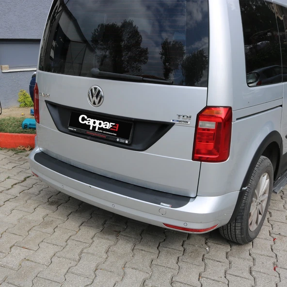 Volkswagen Caddy 2015-2020 Yıl Aralığı Uyumlu Arka Plaka Yeri Kaplama - 11
