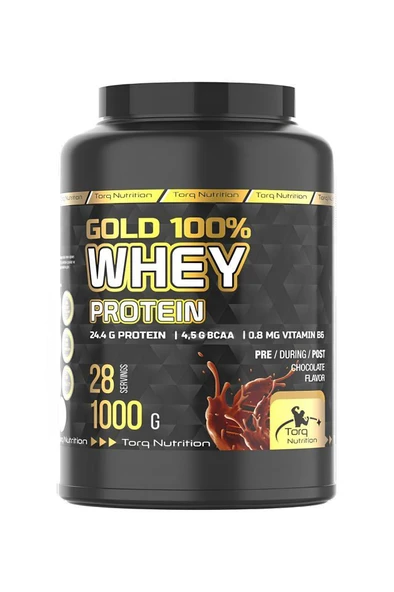 Torq Nutrition Gold %100 Whey Protein Tozu Çikolata 1000 Gr - 28 Servis
