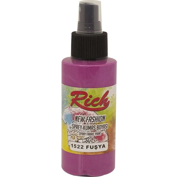 Supertrend New Fashion Sprey Kumaş Boyası 100 cc. 1522 FUŞYA ürün görseli 1