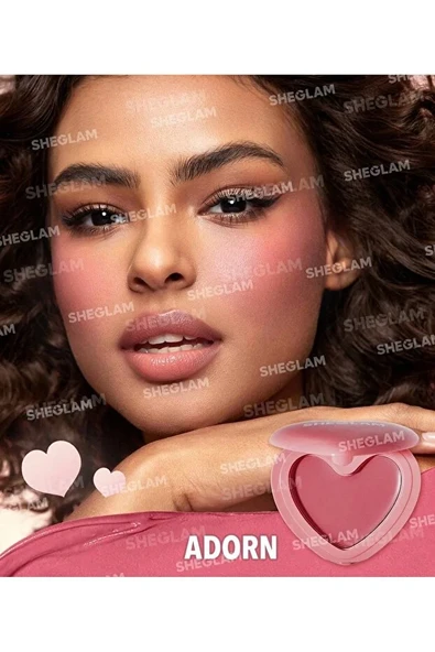 SHEGLAM Playing Cupid Cream Blush - ADORN Kremsi Allık - 3