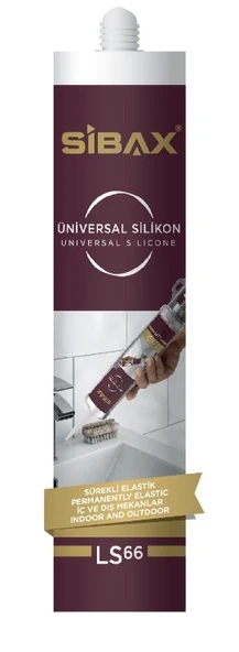 SİBAX LS66 SİLİKON BEYAZ 280 GR ürün görseli