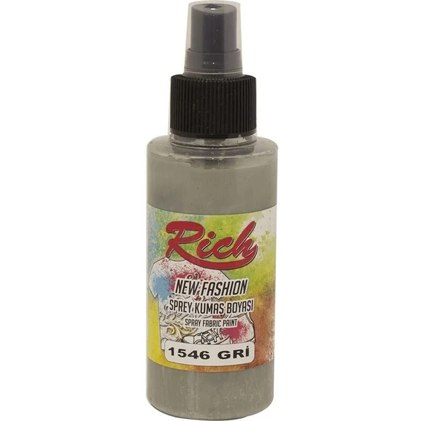 Supertrend New Fashion Sprey Kumaş Boyası 100 cc. 1546 GRİ ürün görseli 1