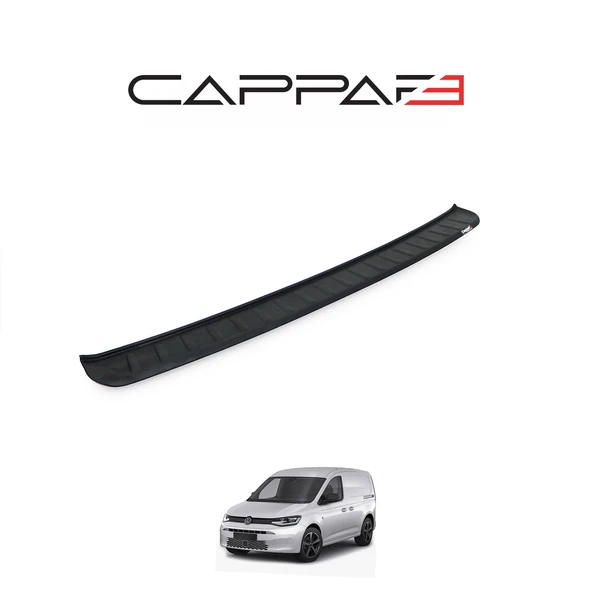 Volkswagen Caddy 2021- Yılı ve Sonrası Uyumlu Arka Tampon Eşiği Mat - Resim 4