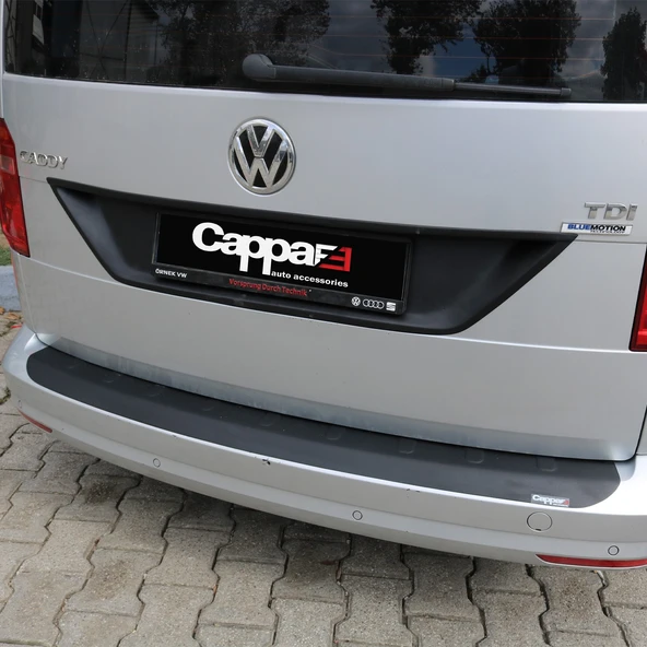 Volkswagen Caddy 2015-2020 Yıl Aralığı Uyumlu Arka Plaka Yeri Kaplama - 7