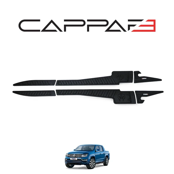 Volkswagen Amarok 2010-2022 Yıl Aralığı Uyumlu Yarasa Kapı Kaplama 6 Parça - Resim 2