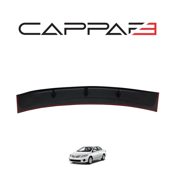 Toyata Corolla 2008-2013 Yıl Aralığı Uyumlu Arka Cam Spoyler - 3