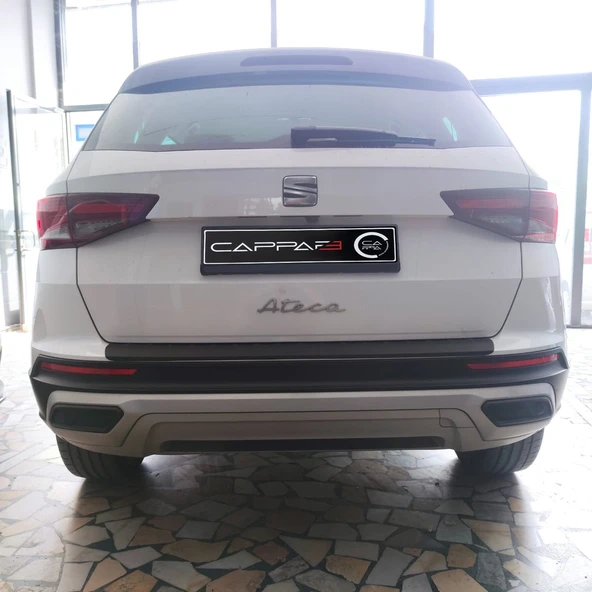 Seat Ateca 2016- Yılı ve Sonrası Uyumlu Arka Tampon Eşiği Mat - Resim 7
