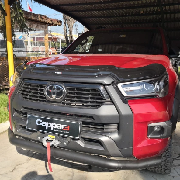 Toyota Hilux 2021- Yılı ve Sonrası Uyumlu Yarasa Kaput Rüzgarlığı - Resim 7