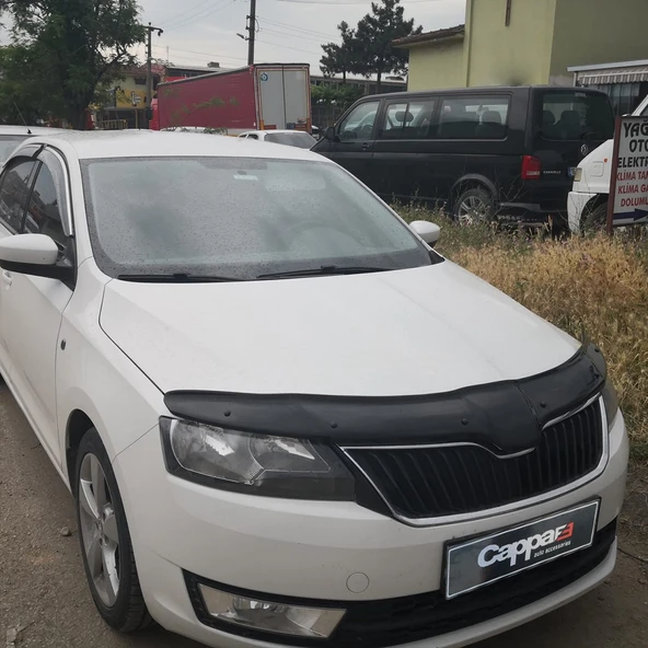 Skoda Rapid 2012-2019 Yıllları Arası Uyumlu Ön Kaput Rüzgarlık 4mm - Resim 7