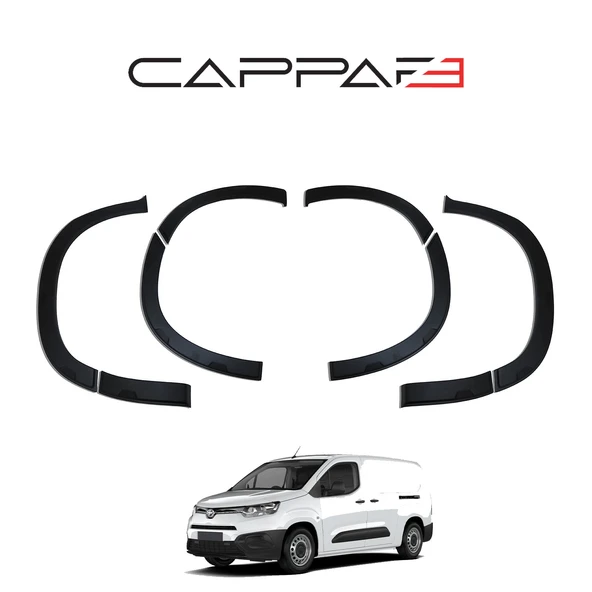 Toyota Proace City 2019- Yılı ve Sonrası Uyumlu Çamurluk Dodik 8 Parça - Resim 2