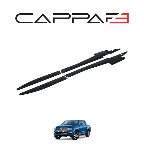 Volkswagen Amarok 2010-2022 Yıl Aralığı Uyumlu Yarasa Kapı Kaplama 6 Parça - Resim 3
